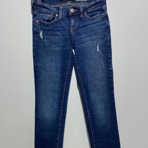 Aeropostale Women's Skinny Jean Short/Court Dark Wash Denim Size 00